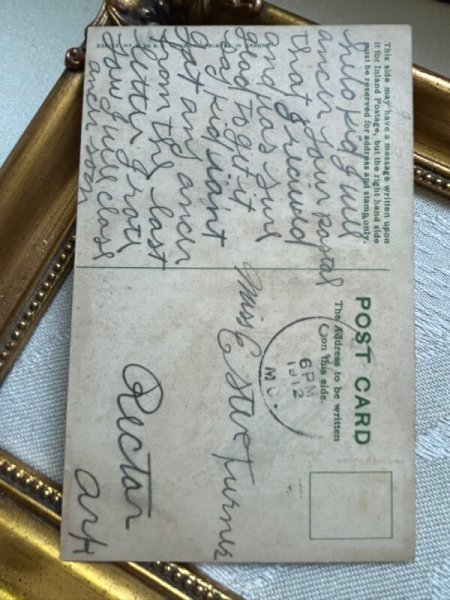 画像3: Postcard  アンティークポストカード お花と手 パンジー  (3)