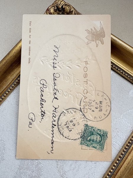 画像3: Postcard　アンティークポストカード　イースター　卵　アメリカ1907年 (3)