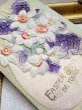 画像2: Postcard　アンティークポストカード　イースター　スイセンとライラックのお花と卵 (2)