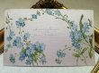画像2: Postcard　アンティークポストカード　忘れな草のお花　シルク貼り (2)