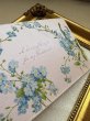 画像3: Postcard　アンティークポストカード　忘れな草のお花　シルク貼り (3)