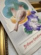 画像3: Postcard　アンティークポストカード　スミレのお花と2羽の鳥　エンボス (3)