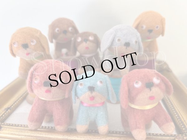 画像7: Vintage style Handmade miniature toy ハンドメイド　アンティーク風ミニチュア　アートドール　ディンキー犬　赤茶 (7)