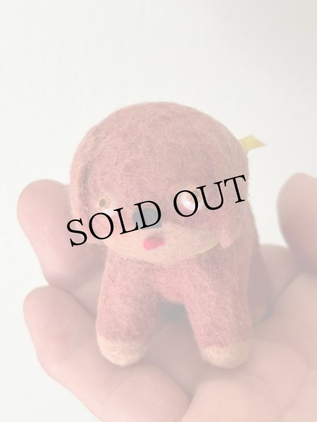 画像6: Vintage style Handmade miniature toy ハンドメイド　アンティーク風ミニチュア　アートドール　ディンキー犬　赤茶 (6)