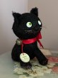画像8: 【ご予約済】Snowdrop ハンドメイド　アンティーク風ぬいぐるみ　黒猫　ジャーマンモヘア　（16.5cm） (8)