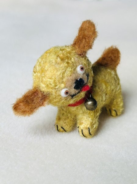 画像4: Vintage style Handmade miniature toy ハンドメイド　アンティーク風ミニチュアトイ　タビー犬　ゴールデン　Tubby Dog (4)