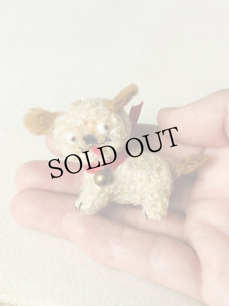 画像2: Vintage style Handmade miniature toy ハンドメイド　アンティーク風ミニチュアトイ　タビー犬　茶色　Tubby Dog (2)