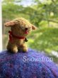 画像1: Vintage style Handmade miniature toy ハンドメイド　アンティーク風ミニチュア　アートドール　タビー犬　Tubby Dog (1)