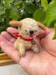 画像1: Vintage style Handmade miniature toy ハンドメイド　アンティーク風ミニチュア　アートドール　タビー犬　Tubby Dog (1)