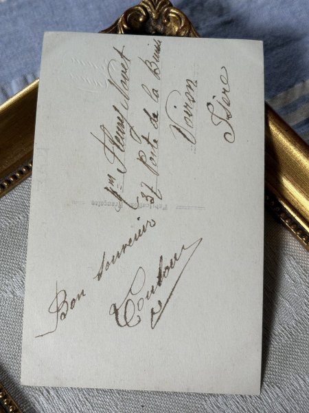 画像3: Postcard　アンティークポストカード　ボルゾイ犬と毛皮の女性　フランス　写真　1921年 (3)