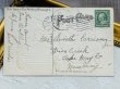 画像3: Postcard　アンティークポストカード　イースター 　自動車で大きな卵を運ぶウサギさん (3)