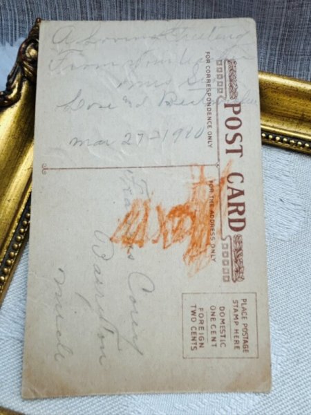 画像4: Postcard アンティークポストカード イースター  ウサギ スミレ 卵 (4)