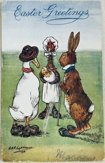 Snowdrop Postcards アンティークポストカード専門店 < Rabbit >