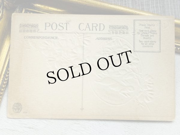 画像3: Postcard　アンティークポストカード　イースター 　ウサギ　（未使用） (3)