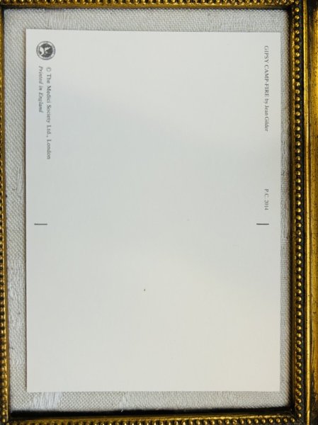 画像3: Postcard　ビンテージポストカード　うさぎさんのジプシー風キャンプファイヤー　ダンス　The Gipsy Camp-fire by Jean Gilder　（未使用） (3)