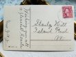 画像3: Postcard　アンティークポストカード　イースター 　ウサギ車に乗る子どもたち　スズラン　アメリカ1919年 (3)