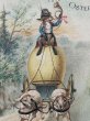 画像3: Postcard 　アンティークポストカード   イースター　ウサギさんが乗る卵の羊車　兎　うさぎ　スイス1906年 (3)