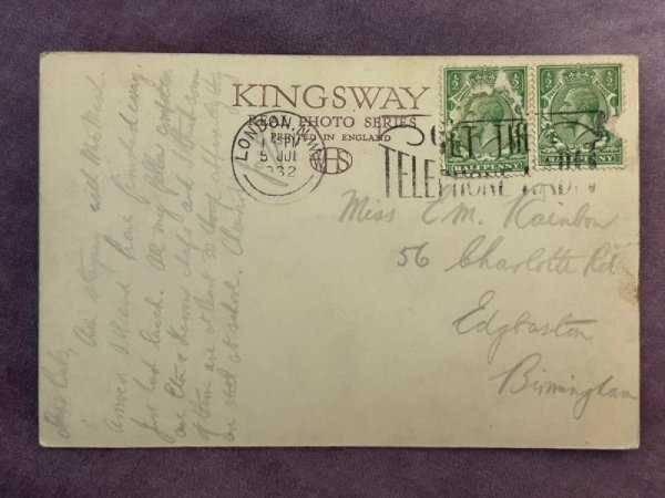 画像2: Postcard  アンティークポストカード　ロンドン　大英博物館　 イギリス　写真 (2)