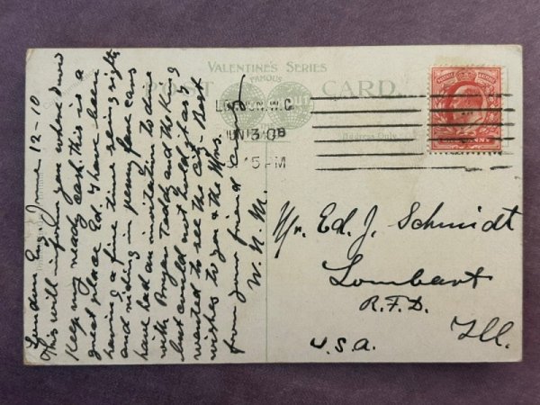 画像3: Postcard  アンティークポストカード　ロンドン　イギリス銀行周辺　バンク　1910年代頃 (3)