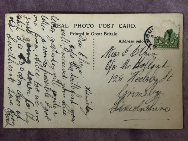 画像2: Postcard  アンティークポストカード　Bamburgh Castle バンバラ城　バンボロー　イギリス　写真 (2)