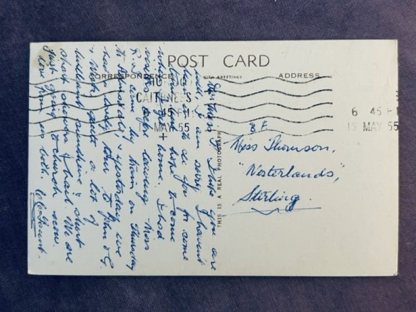 画像2: Postcard  アンティークポストカード　Castle of Mey-Nr John O'groats ケイスネス　メイ城　スコットランド　イギリス1955年　写真 (2)