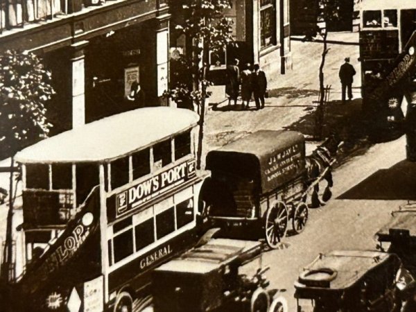 画像2: Postcard  アンティークポストカード　ロンドン　KINGSWAY イギリス　バス　写真　1930年代頃 (2)