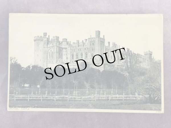 画像1: Postcard  アンティークポストカード　アランデル城　イギリス1932年 (1)