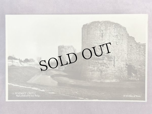 画像1: Postcard  アンティークポストカード　Pevensey Castle　ペヴェンシー城　写真 (1)
