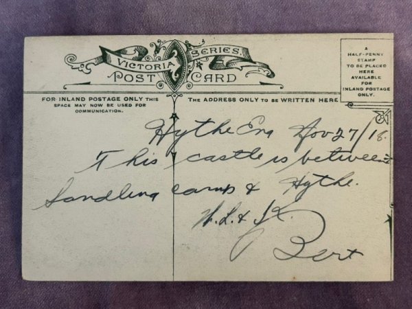 画像2: Postcard  アンティークポストカード　Saltwood Castle　ソルトウッド城　イギリス (2)