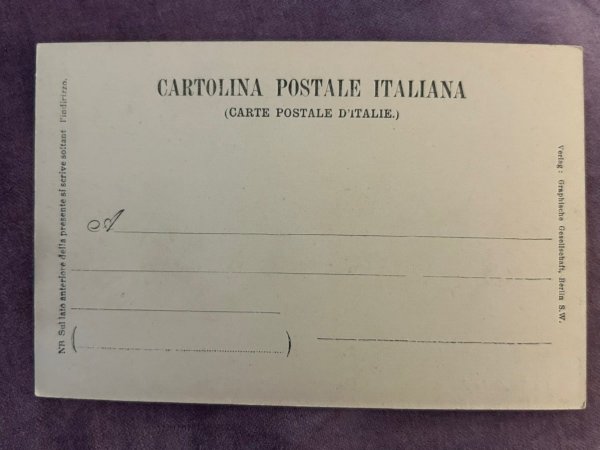 画像2: Postcard  アンティークポストカード トリノ イタリア 駅 (未使用) (2)