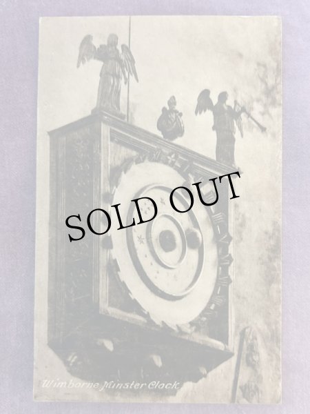 画像1: Postcard  アンティークポストカード　Wimborne Minster Clock　ウィンボーンミンスターの時計　イギリス (1)