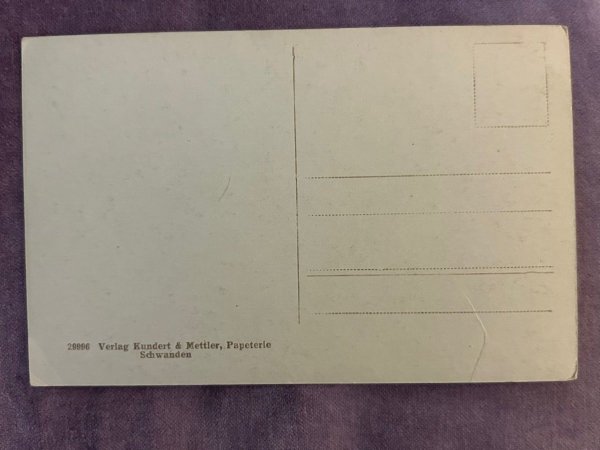 画像2: Postcard  アンティークポストカード　Schwanden　シュヴァンデン　スイス　写真　（未使用） (2)