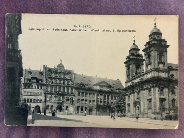 画像1: Postcard  アンティークポストカード　Nurnberg　ニュルンベルク　ドイツ　（未使用） (1)