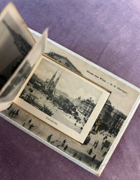 画像5: Postcard  アンティークポストカード　ウィーン　オーストリア　観光名所写真カード内臓　仕掛けあり (5)