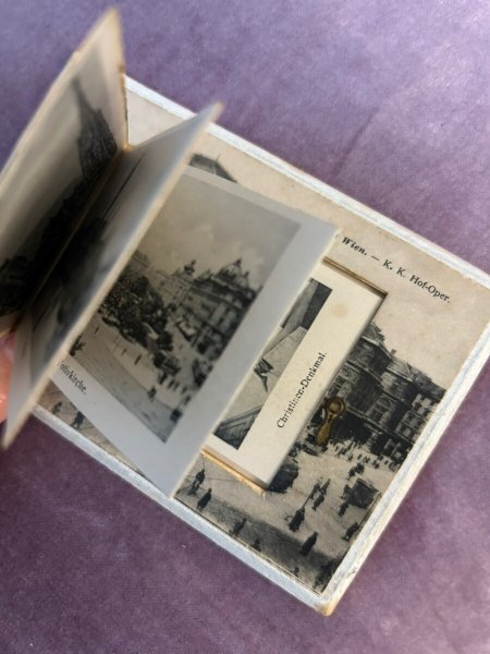 画像4: Postcard  アンティークポストカード　ウィーン　オーストリア　観光名所写真カード内臓　仕掛けあり (4)