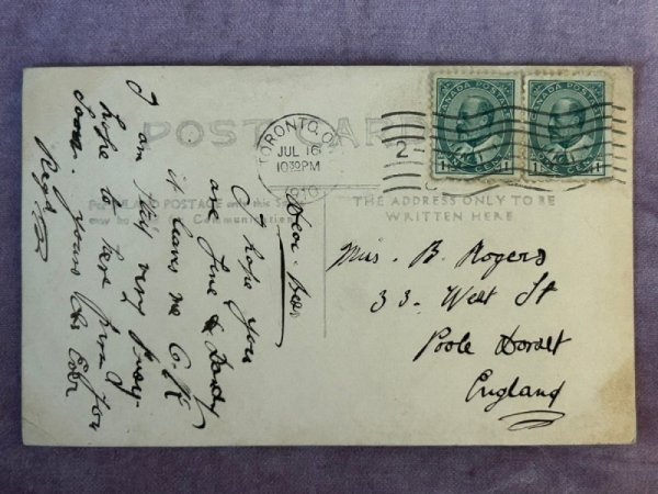 画像3: Postcard  アンティークポストカード　モダンな農家　大きなジャガイモと卵を自動車で運ぶ人々　カナダ1910年　写真 (3)