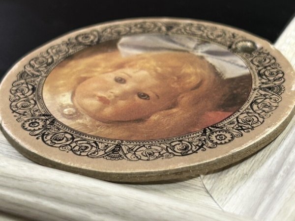 画像2: Vintage Cardboard Ornament Victorian Dolls　ビンテージ　ビクトリアンドール　クリスマスオーナメント飾り　人形 F.S.B.J Pouty (2)