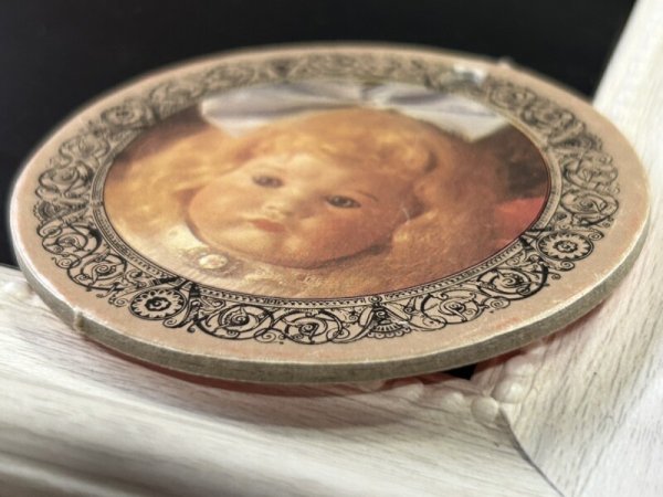 画像2: Vintage Cardboard Ornament Victorian Dolls　ビンテージ　ビクトリアンドール　クリスマスオーナメント飾り　人形 F.S.B.J Pouty (2)