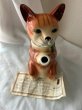 画像7: Vintage Cat Tea Pot  TONY WOOD  ビンテージ　茶トラ猫のティーポット　トニーウッド　イギリス1980年代 (7)