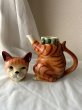 画像10: Vintage Cat Tea Pot  TONY WOOD  ビンテージ　茶トラ猫のティーポット　トニーウッド　イギリス1980年代 (10)