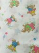 画像2: Vintage fabric  USA. アメリカ　ビンテージ生地　うさぎ　リス　ねずみ (2)