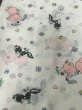 画像1: Vintage fabric  USA. アメリカ　ビンテージ生地　ファブリック　プレシャスモーメント　スカンク　子鹿 (1)