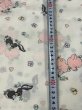 画像7: Vintage fabric  USA. アメリカ　ビンテージ生地　ファブリック　プレシャスモーメント　スカンク　子鹿 (7)