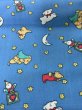 画像4: Vintage fabric  USA. アメリカ　ビンテージ生地　ファブリック　羊　お月様　びっくり箱　星 (4)