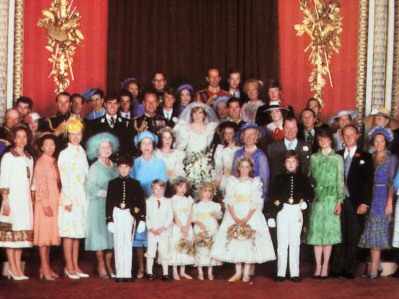 Postcard　イギリス王室　チャールズ皇太子とダイアナ妃　結婚式　ロイヤルウエディング　1981年